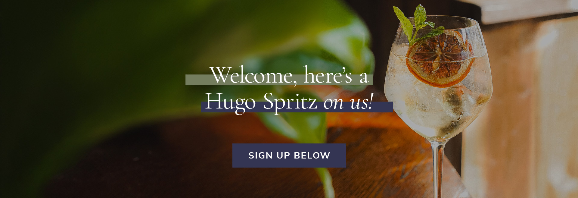 Sign up to the newsletter at The Sun Inn